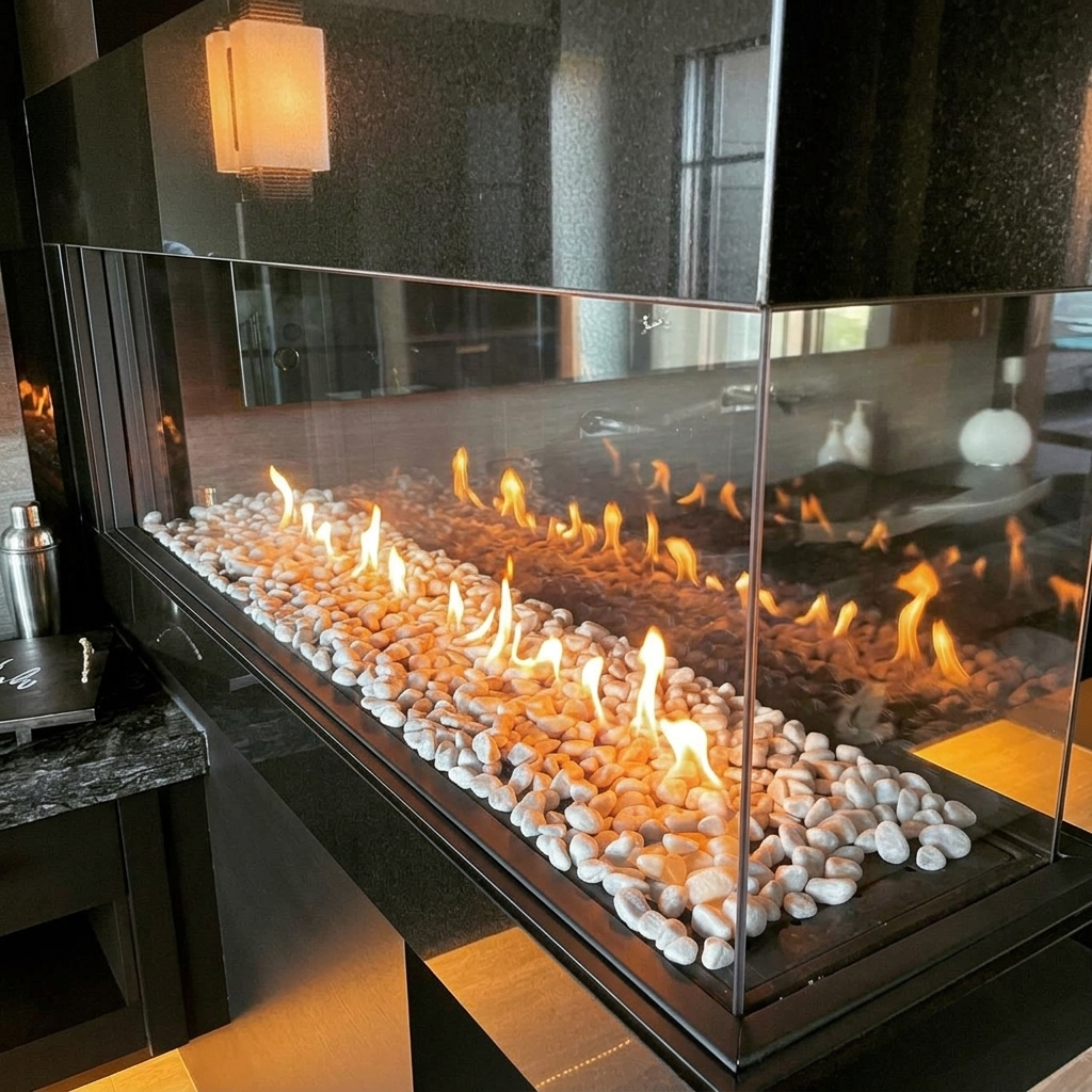 Haven Ensuite — Gas Fireplace